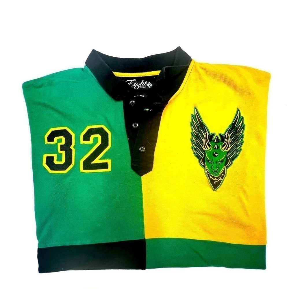 EIGHT 732 3XL. DEVILS 32 Short Sleeve POLO SHIRT